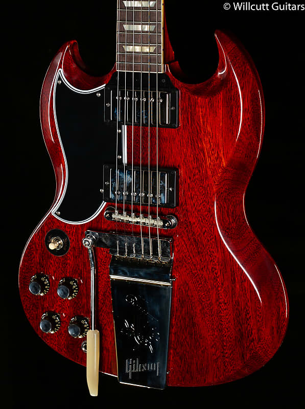 Gibson Custom Shop 1964 SG Standard Cherry Maestro Vibrola Lefty - 008662-8.08 lbs image 1