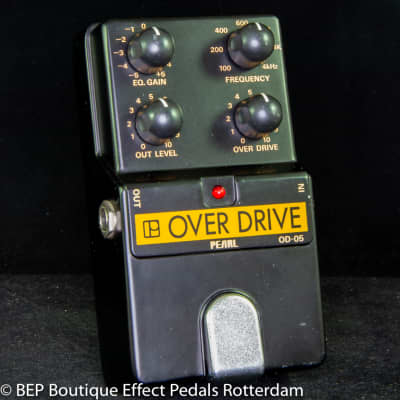Pearl OD-05 Overdrive mid 80's  s/n 500802 Japan with two JRC4558 chips image 1