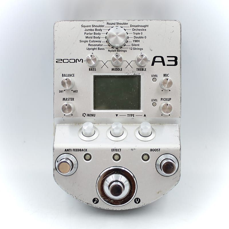 A3 Pre-Amp & Effects for Acoustic Guitar | Zoom