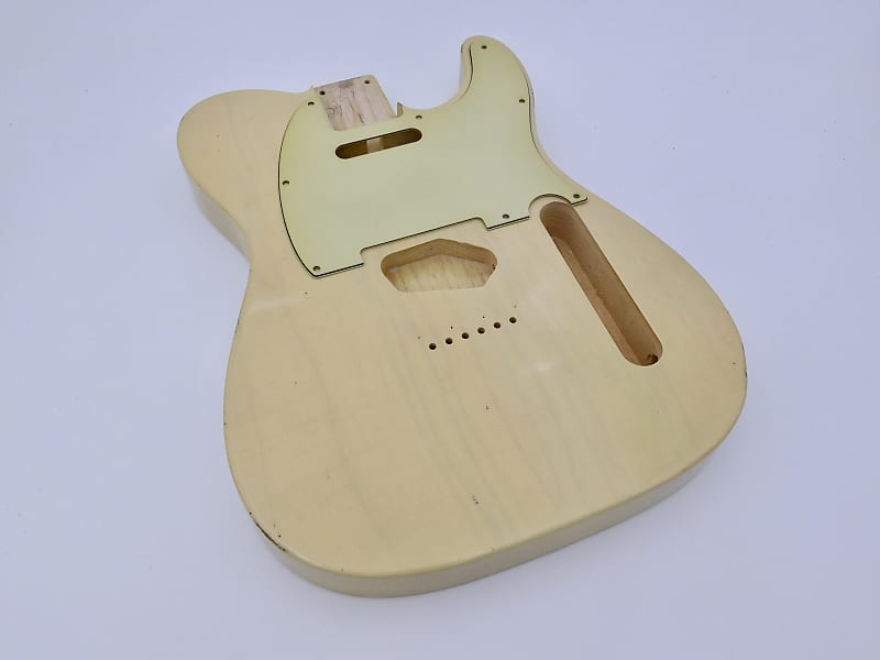 3lbs 9oz BloomDoom Nitro Lacquer Aged Relic Blonde T-style Vintage Custom Guitar Body image 1