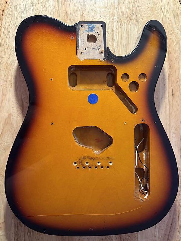 Replacement Body - 1998 Fender Telecaster - Sunburst (Made in Mexico) image 1