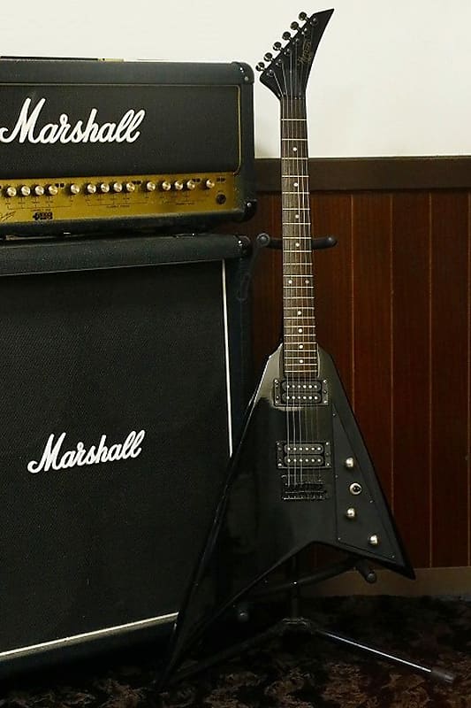 1980's made Hurricane by MORRIS Jacky Randy V Type Electric