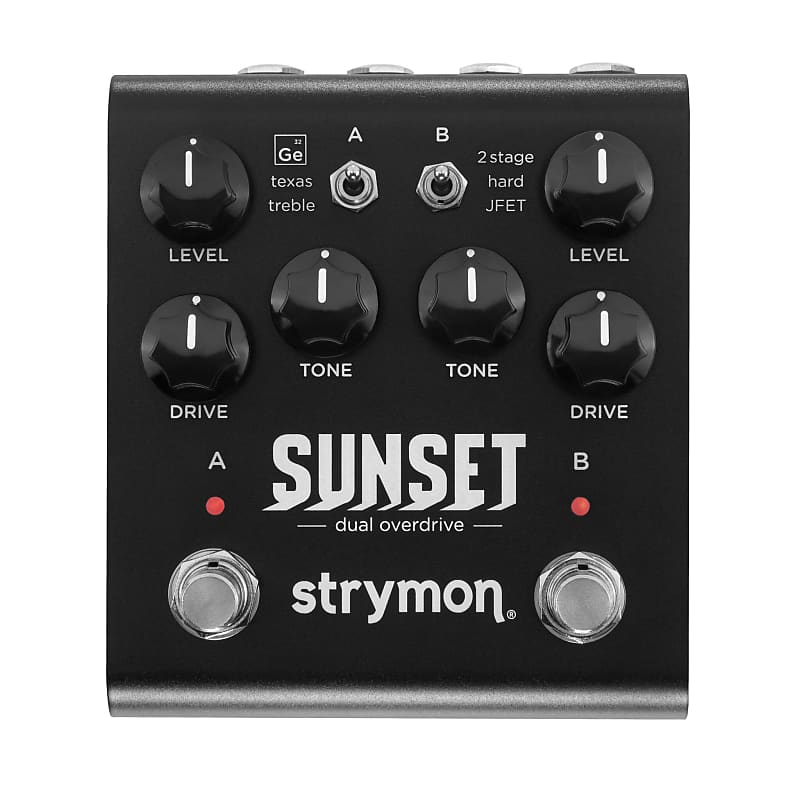 Strymon Sunset Dual Overdrive, Midnight Edition (Black) | Reverb