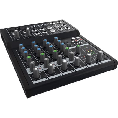 Mackie Mix8 8-Channel Compact Mixer, 20Hz to 30kHz Frequency Response, 3.8kOhms Mic-In / 1kOhms Tape Out / 22Ohms Phones Out Impedances, 2-Pin DC Conn image 10