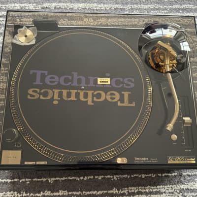 Technics SL-1200LTD Gold Limited Edition Direct Drive Turntable No 2927 in original box image 1