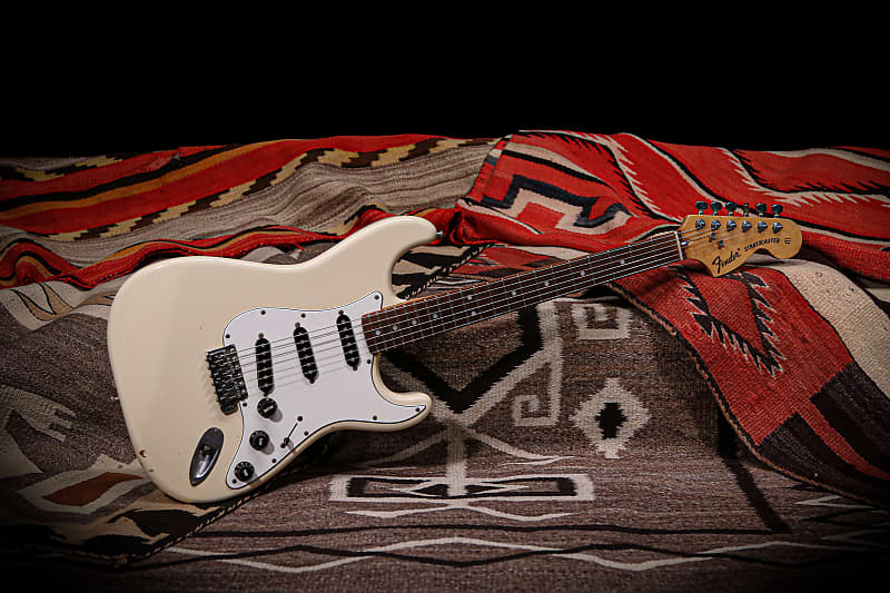 1994 Fender Stratocaster 70's Reissue MIJ "Olympic White" image 1