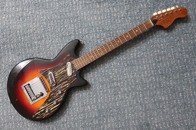 Vintage 1960s Framus 5/155-52 Strato Super 3 Color Sunburst Guitar Small Body Clean image 1