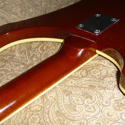 Vintage 1974 Rickenbacker 481 Guitar, Heavy Birdseye Maple, Beautiful RARE Walnut Brown Gloss Finish image 19
