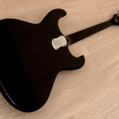 1964 Mosrite Ventures Model Vintage Electric Guitar Black, Vibramute w/ Case image 15