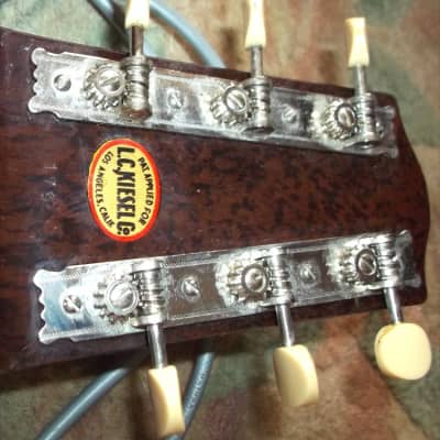 Rare 1947 Antique Kiesel Lap Steel Guitar Brown Bakelite W/case and It Works Too! Please Make Offers image 4