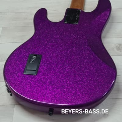 Sterling by Music Man StingRay Ray34 H, Purple Sparkle image 6