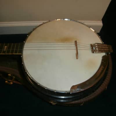 Vintage 1950's Harmony Roy Smeck 5-String Banjo Project w/ Original Case! image 2