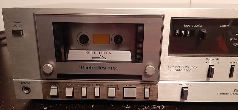 その他 Technics M24 Technics RS M24 Stereo Analog Cassette Tape Deck Player