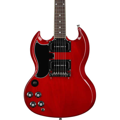 Epiphone Tony Iommi SG Special Left-Handed Electric Guitar, Vintage Cherry, with Case image 3