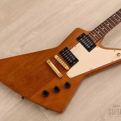 2001 Gibson Limited Edition Explorer '76 Vintage Reissue Natural w/ Case & Tags, Yamano for sale