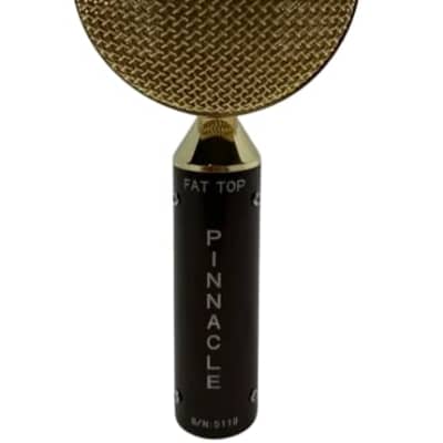 New Pinnacle Microphones Fat Top | Stereo Pair | Ribbon Microphone | Brown image 2