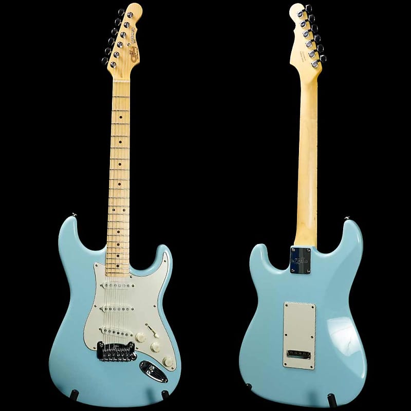 G&L Fullerton Deluxe Legacy Electric Guitar - Sonic Blue image 1