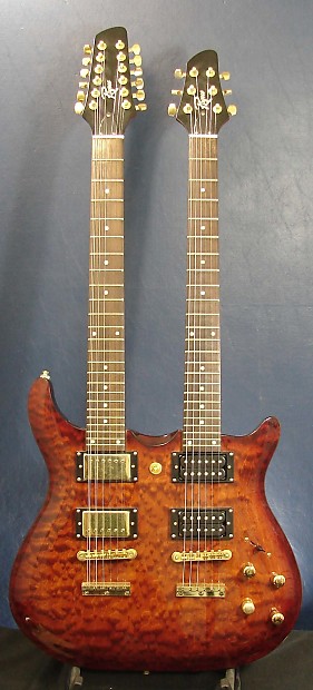 Rogue double shop neck guitar