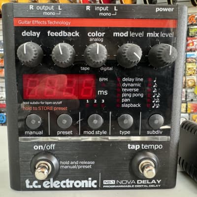 一部予約！】 electronic tc エフェクター ND-1 DELAY NOVA