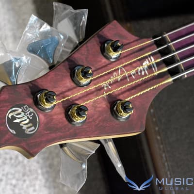 MTD US Custom Bass Andrew Gouche Signature 5 String-Hand Rubbed Plum Sunburst image 5