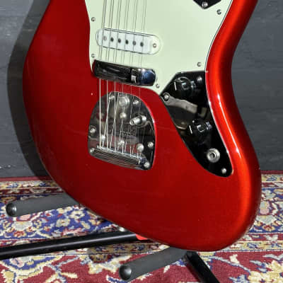 + Video Fender 1965 Candy Apple Red Matching Headstock With Neck Binding Guitarsmith Custom Guitar image 8