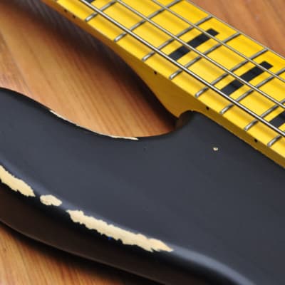 Vintage VJ74 Icon Bass - Distressed Black image 9