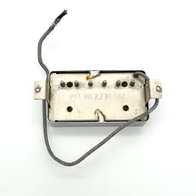 Gibson Patent Number Stamped Humbucker 1970’s Chrome Cover image 6