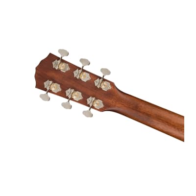 Fender PS-220E Parlor 6-String Acoustic Guitar (Natural) image 4
