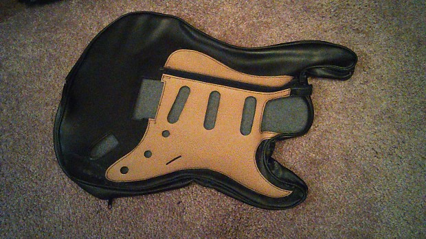 Strat Slip Cover - Faux Leather Guitar Body Cover Case - Weird and Wild! image 1