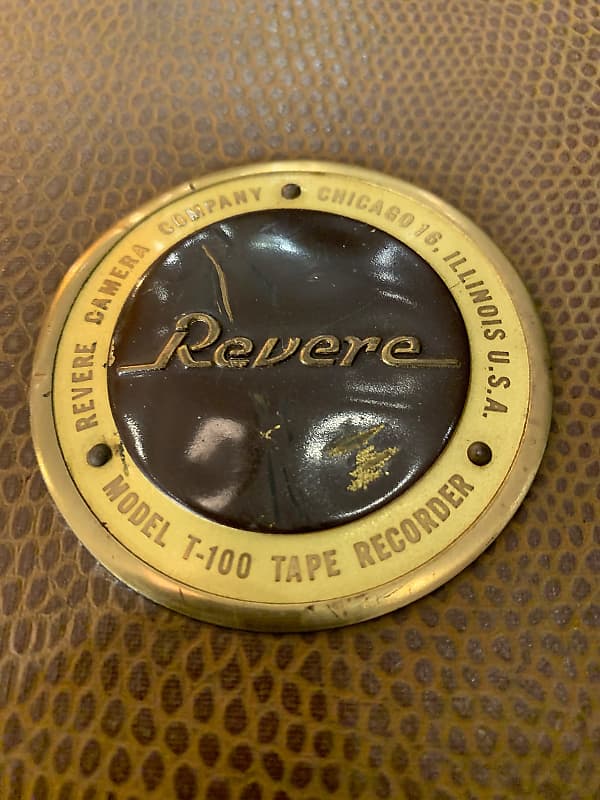 Vintage Revere Camera Reel to Reel Magnetic Tape Recorder Player T-1100  Free Shi