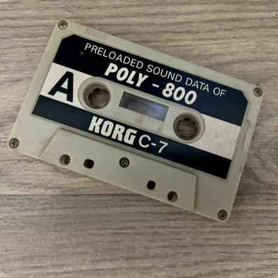 Korg Poly-800 Sound Data Tape