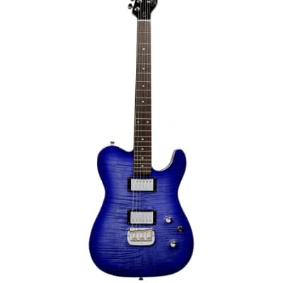Guitare Electrique G&L TASDLX-BBS - Deluxe - Tribute ASAT Blueburst, touche palissandre for sale