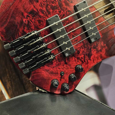 Ibanez EHB1505-SWL Bass Workshop 5-Str Stained Wine Red Low Gloss Incl. Gigbag image 3