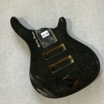 Harley Benton 6 String Electric Bass Guitar Body - Black for sale