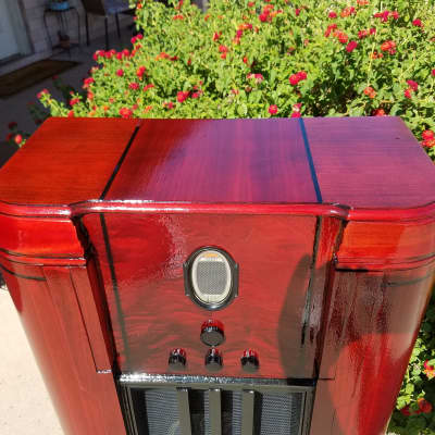 Philco 660X Antique Radio Custom Guitar Amp Cabinet with Eminence Legend EM12 12" Speaker image 10