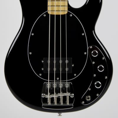 Ernie Ball Music Man Retro '70s StingRay Bass - Black 2024 w/Mono Softshell Case (346-01-22-01-MB-CR) for sale