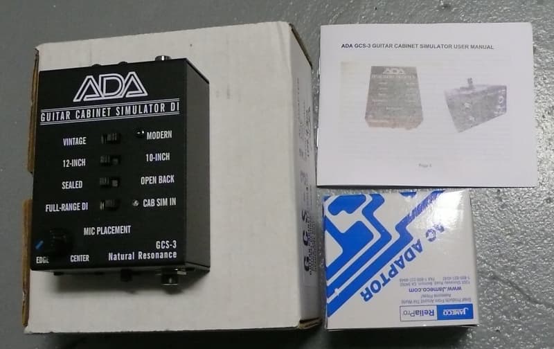 ギター ADA GCS3 ADA GCS-3｜キャビネット・シミュレーター＆DIボックス