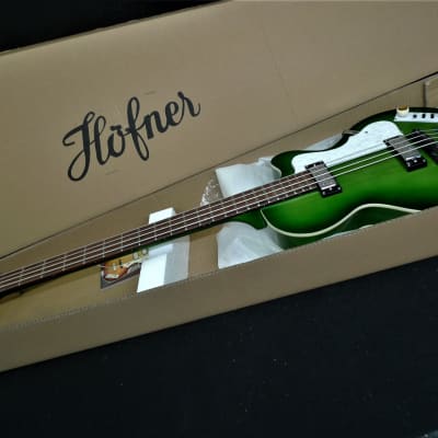 2nd Hofner Ignition PRO HI-CB-PE-GR Club bass guitar LTD Edition Tea Cup Knobs & ROUND Wound Strings for sale