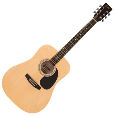 Encore Acoustic Guitar ~ Natural image 3