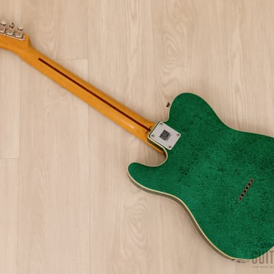 2013 Fender Telecaster Custom TL52B Green Sparkle w/ Upgrades, Japan MIJ image 12