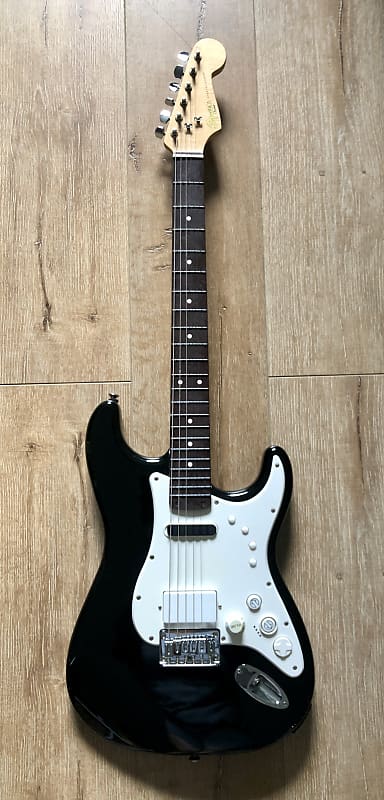 Fender Squier Stratocaster Pro Rock Band Guitar - Black | Reverb