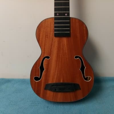 Hadean Acoustic Electric Bass Ukulele UKB-23 FH Body For Project No Hardware (A) image 3