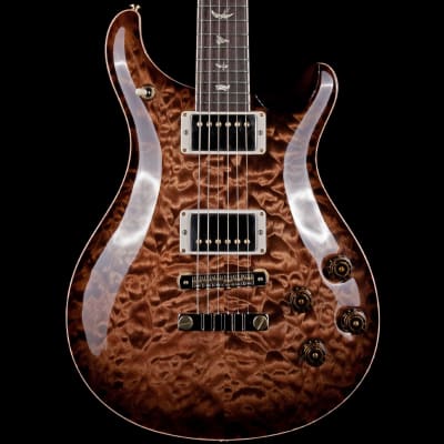 PRS Wood Library McCarty 594 Quilt Maple 10 Top Brazilian Rosewood Fretboard Copperhead Burst image 2
