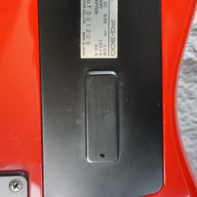 Casio PG-300 Refurbished MIDI Guitar 1980s - Red Burst image 15