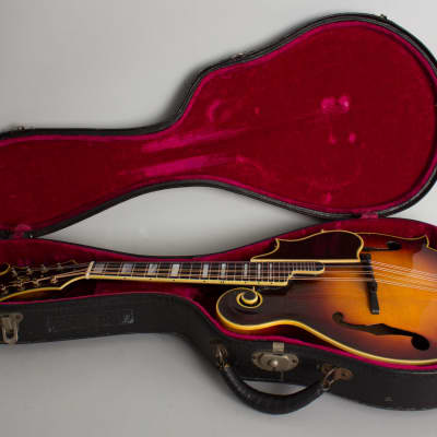 Gibson  F-5 Carved Top Mandolin (1941), ser. #97418, original black hard shell case. image 10