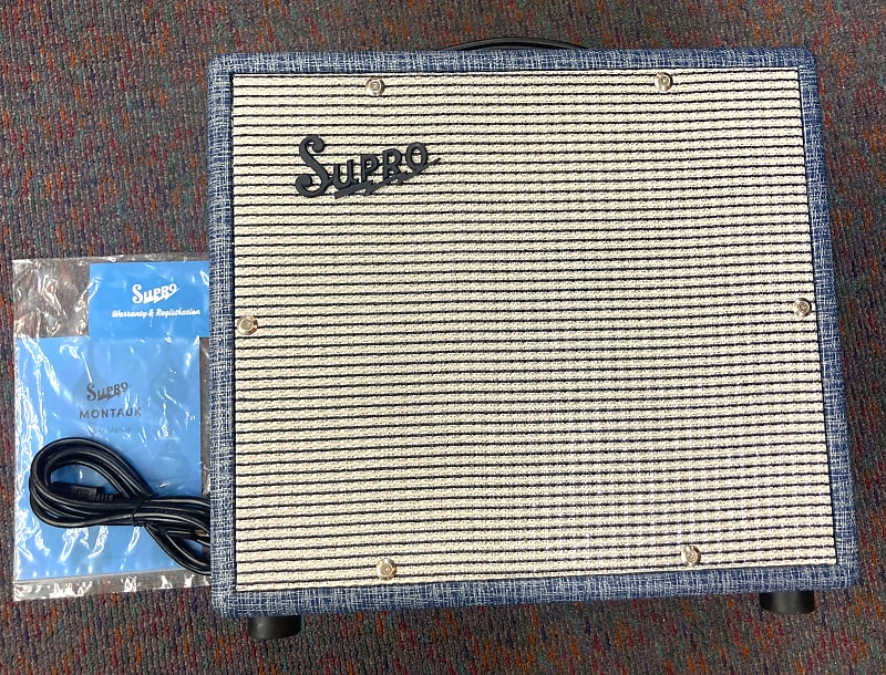 Supro Montauk Model 1608R Class A 1X10 Combo Tube Amp for Guitar-BD10 Speaker image 1
