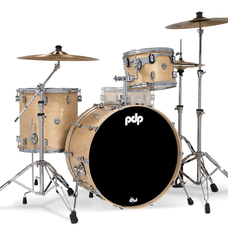 PDP Concept Maple 13/16/24" Rock kit Drum Set in Natural Reverb