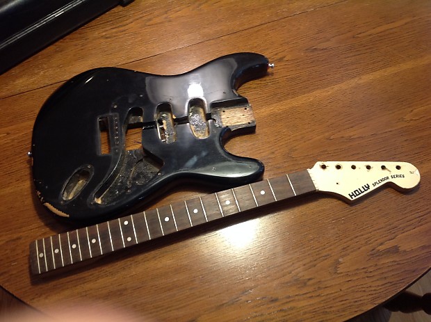 Holly Strat style 1970 Black Made in Japan | Reverb
