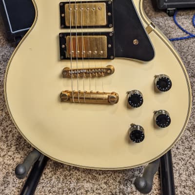 1987 Greco EGC-700 Japan, White 3-Pickup Les Paul Custom, All | Reverb