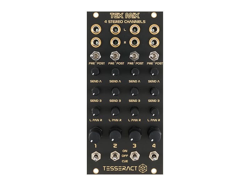 Tesseract Modular Tex Mix - 4 Stereo Channels